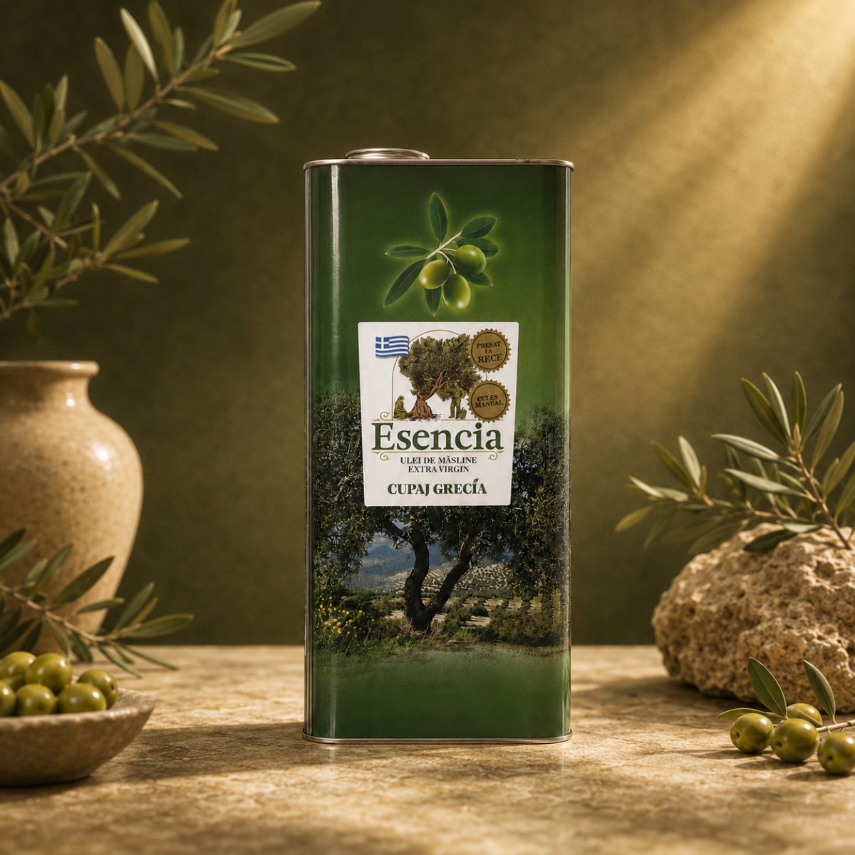 Ulei de măsline extravirgin Esencia Cupaj Grecia – 5 L